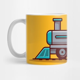 Train Cartoon Illustration Mug